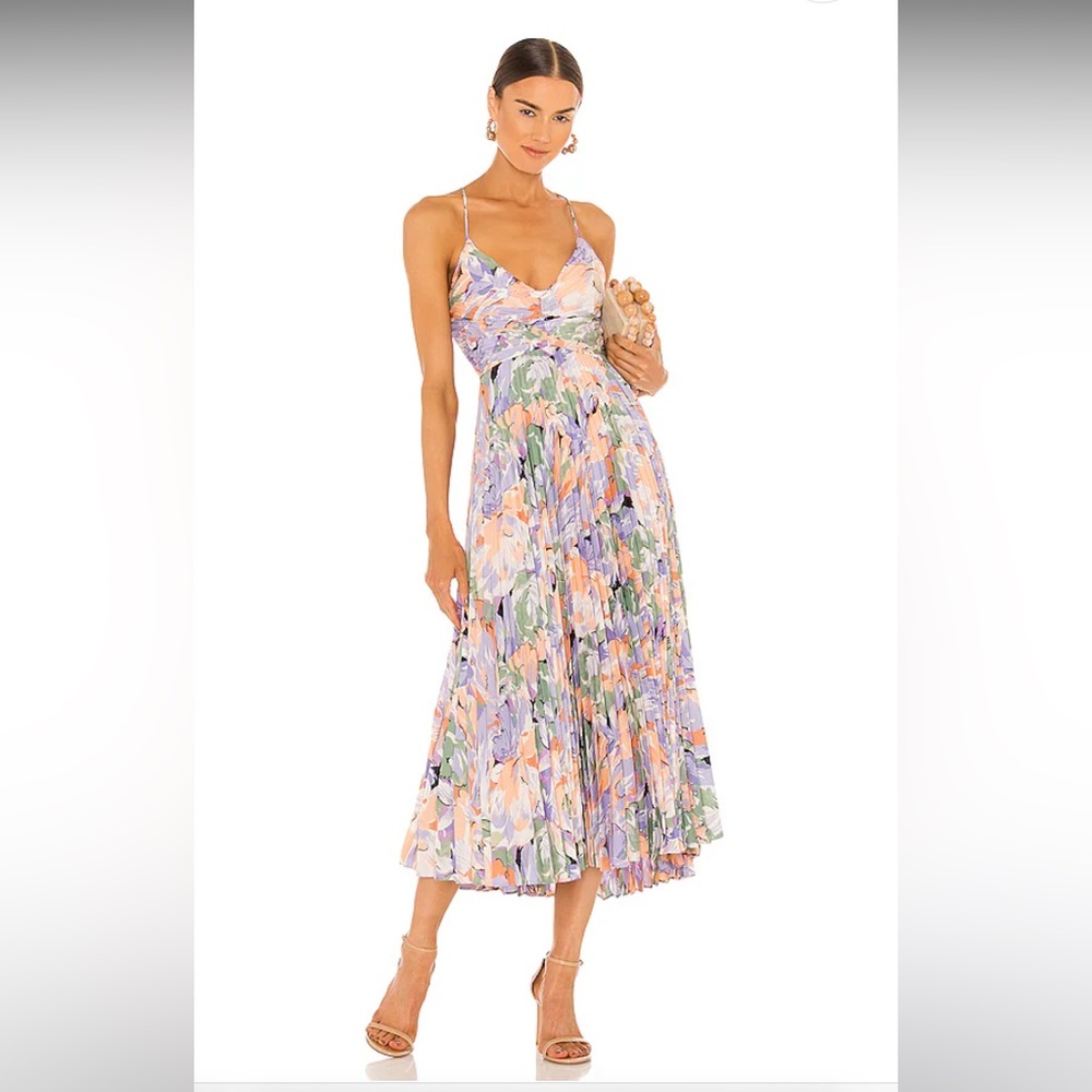 Astr Multicolor Floral Midi Dress